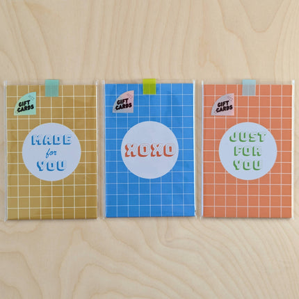Kohamche - Cards with Care Instructions for Handmade Gifts