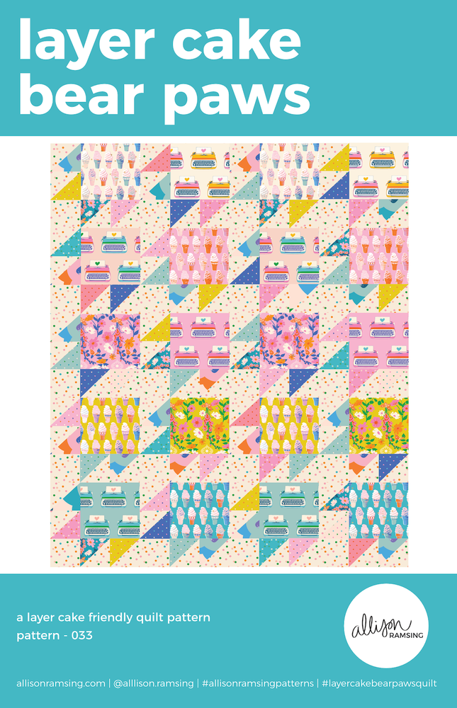Layer Cake Bear Paws Quilt Pattern