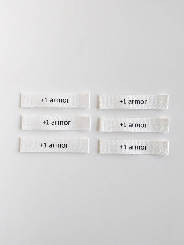 Plus 1 Armor Labels