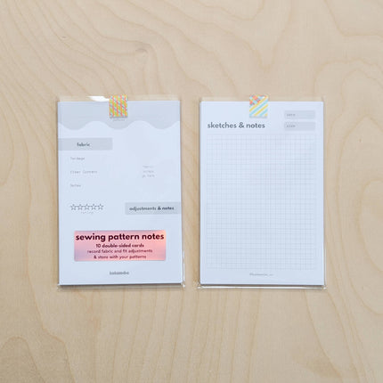 Sewing Pattern Note Cards  — Pack of 10