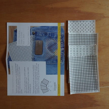Visible Mending Stick and Stitch Patterns- Starter Pack