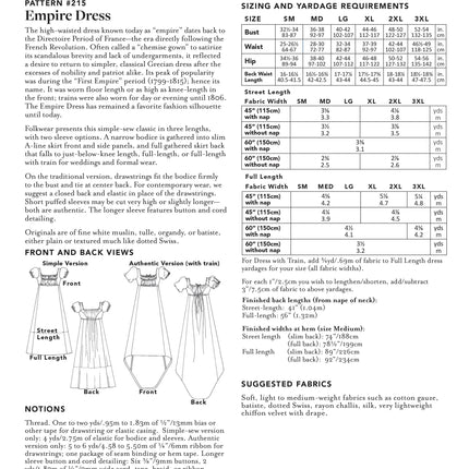 215 Empire Dress - Sewing Pattern