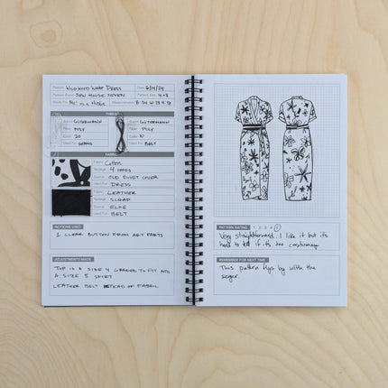 Black & White Sewing Journal - Kohamche