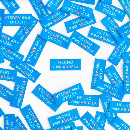 Hecho por Abuela Woven Sewing Labels