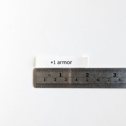 Plus 1 Armor Labels