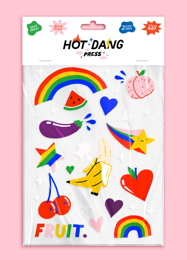 Feeling Fruity Iron-On Sheet Set