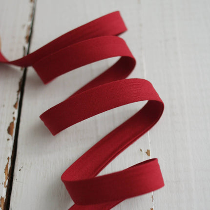1/2" Double Fold Bias Binding -  Ruby