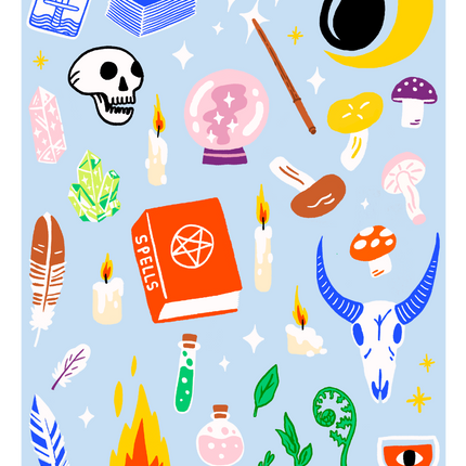 Occult Classics Iron-On Sheet Set