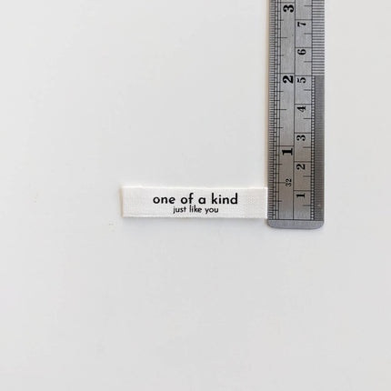 One of a Kind, Just Like You Labels