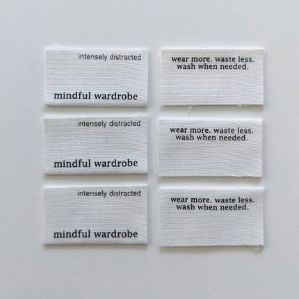 Mindful Wardrobe Labels