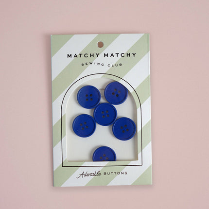 Retro Buttons - Set of 6